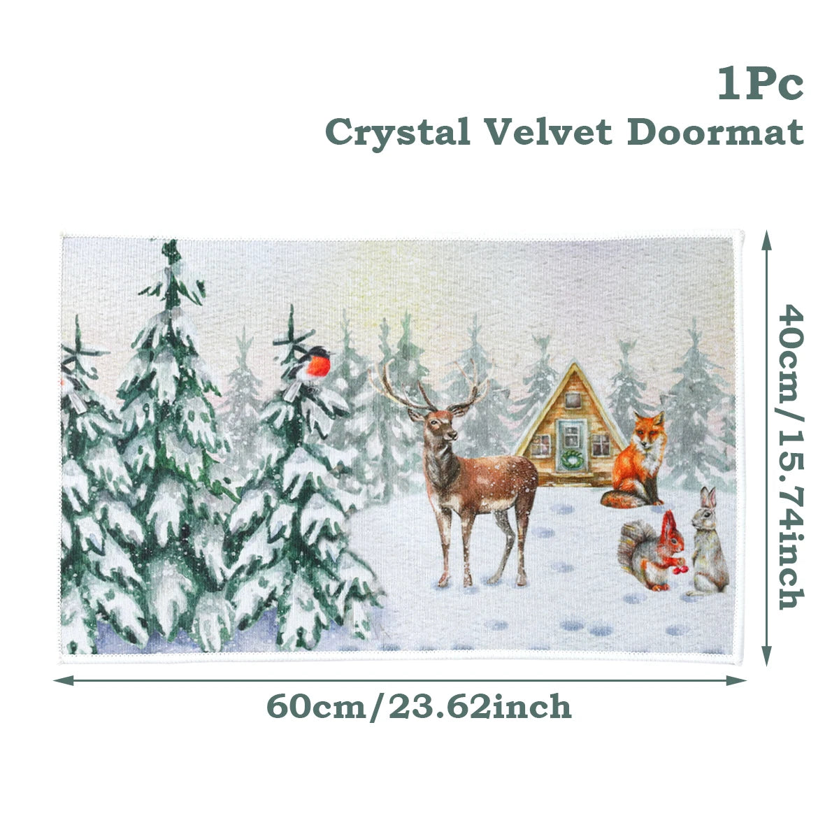 Christmas Door Mat Santa Claus Outdoor Carpet Merry Christmas Decorations For Home 2026 Navidad Xmas Ornament New Year 2026