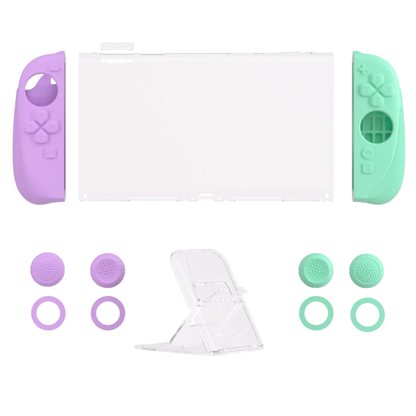 PlayVital Ranger Dockable Silicone Grip Case with Hard Shell Cover for Nintendo Switch 2 Full-Body Cover with Stand & Thumb Grip