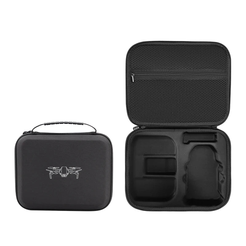 XFJI Storage Bag Protective Carrying Case PU Leather Handbag for DJI Mini 4K/Mini 2SE/Mini 2 Drone Controller Accessories