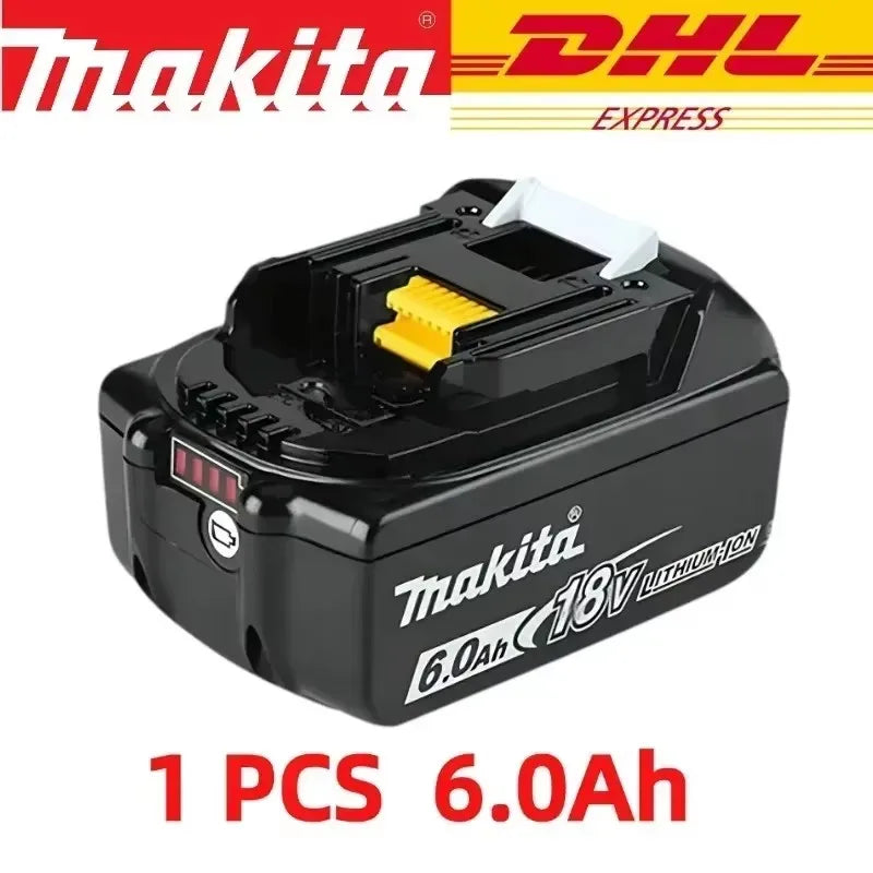 100% original Makita 18V battery 6AH BL1840BL1830b BL1850b BL1850BL1860BL1815 Replace lithium battery.