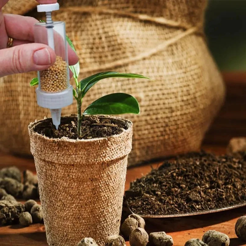 Handheld Seed Dispenser – Mini Manual Seeder Tool for Garden Planting, Pots & Beds