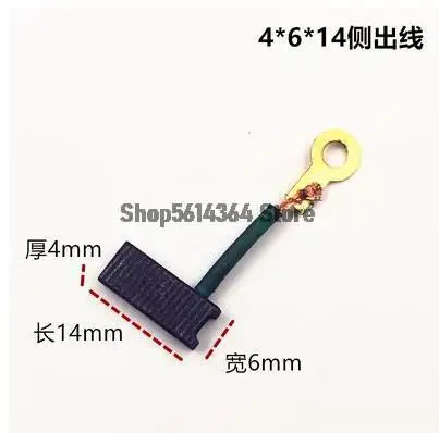 4pcs Carbon Brushes for Small Motors, Centrifuge Tools, Spring Carbon Brushes for Hand Drills, Angle Grinders, Cutting Machines