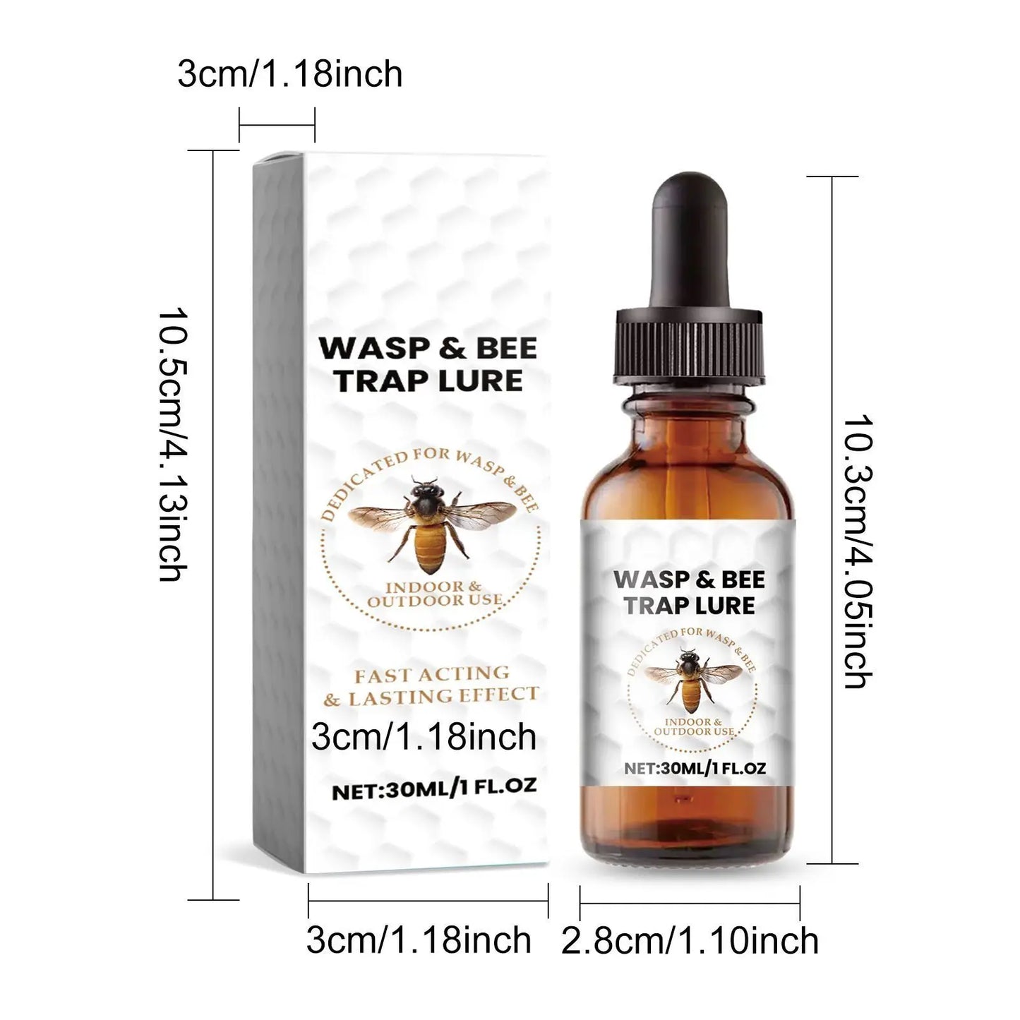 Bee Attractant Lure Bee Queen Pheromone Catching Bait Swarm Lure Beekeeping Attract Bait Swarm Commander Honeybee Trap Liquid
