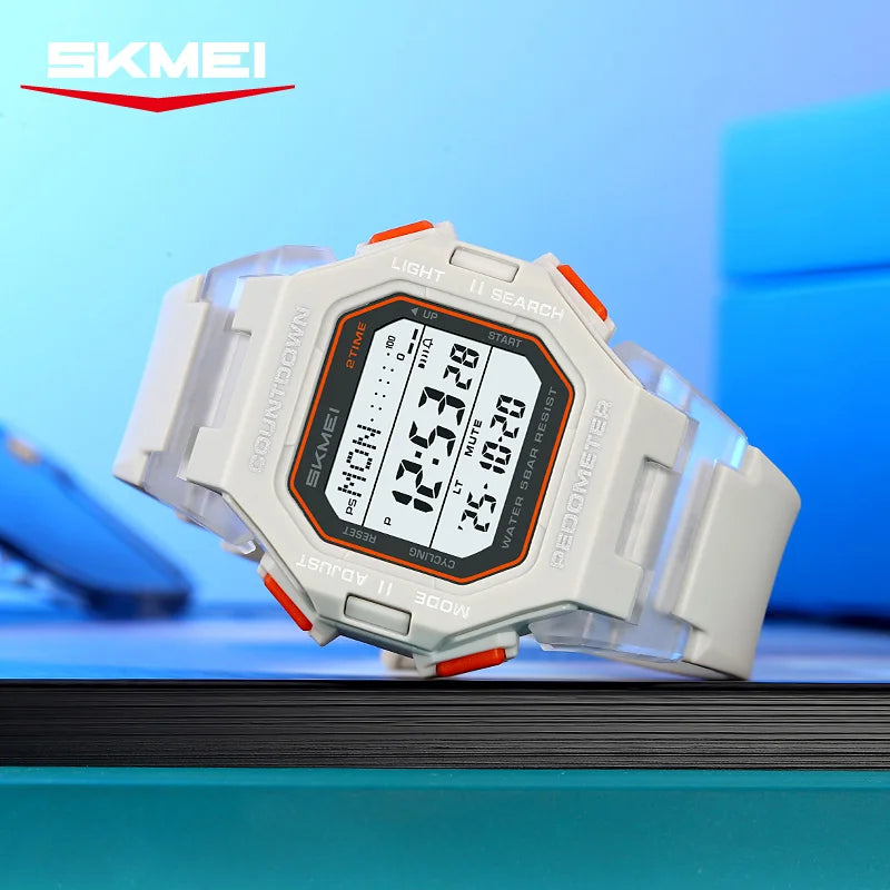 SKMEI 2596 Brand New Men Electronic Watch Fashion Alarm Clock Calendar Chronograph Luminous Digital Watches for Man reloj hombre