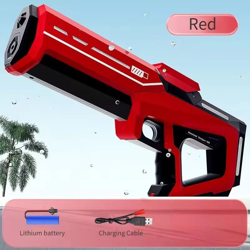 42cm Electric Water Gun — High-Pressure Auto-Absorb Pool Blaster