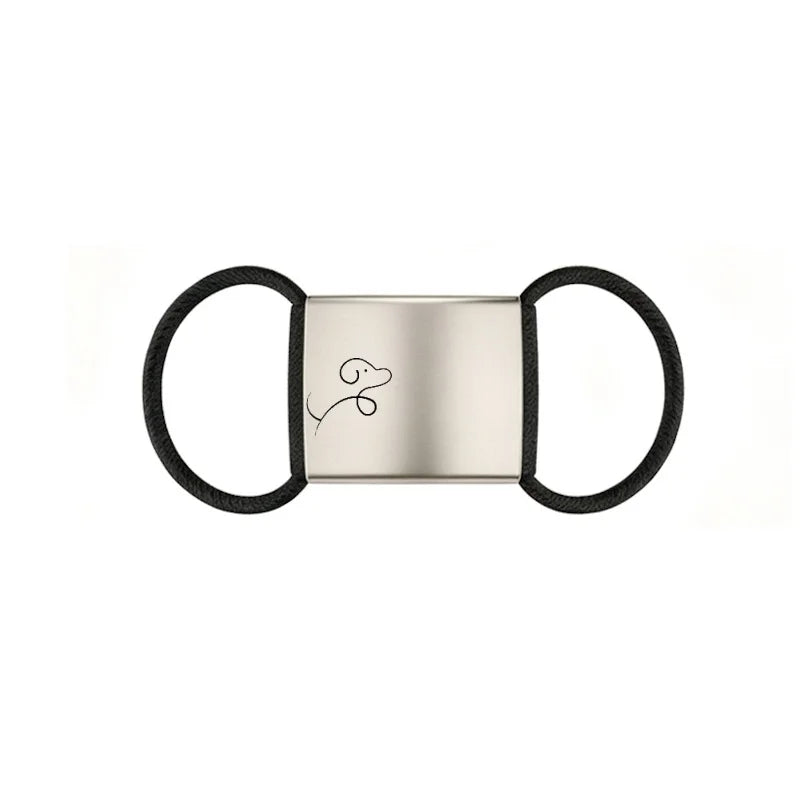 Silent Slide-On Pet ID Tag - Noiseless Engraved Collar Tag