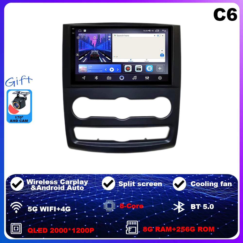 10" CarPlay+auto Android 16 For VW Crafter For Mercedes Benz Sprinter Car Radio Multimedia Video Player GPS stereo 5GWIFI+4G DSP