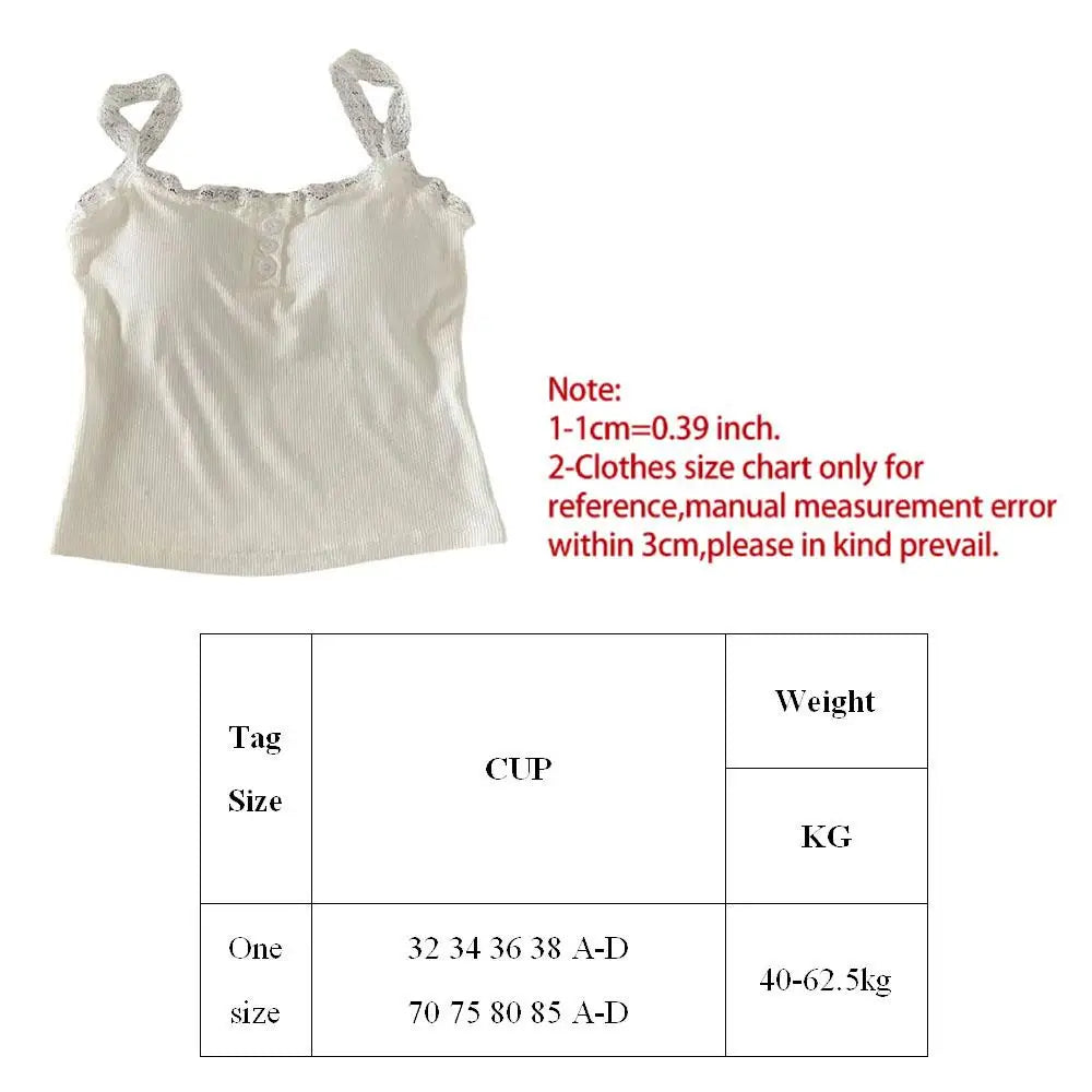 Solid Color Underwear Lace Edge Sexy O Neck Tube Top Chest Female Soft Brassreie With Chest Pad Lace Strap Patchwork Camisole