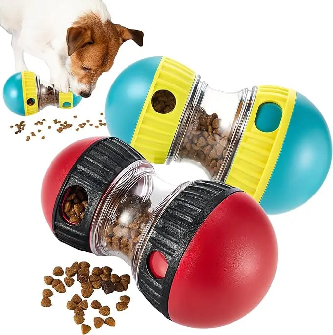 Rolling Track Dog Puzzle Ball - Treat-Dispensing Brain Game
