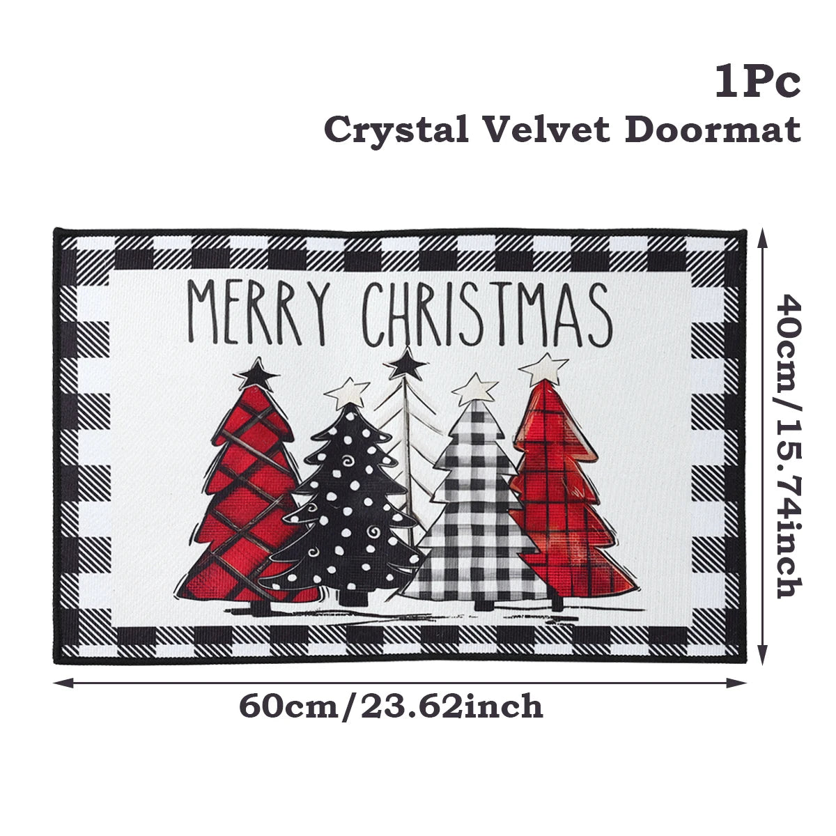 Christmas Door Mat Santa Claus Outdoor Carpet Merry Christmas Decorations For Home 2026 Navidad Xmas Ornament New Year 2026