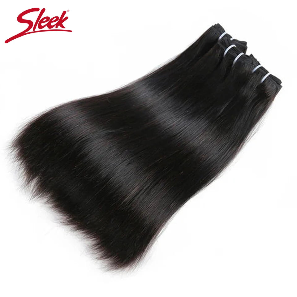 Sleek Brazilian Straight Hair Double Drawn Natural  Human Hair Weave Bundles Remy  Honey Blonde 613 6# 8# Human Hair Bundle