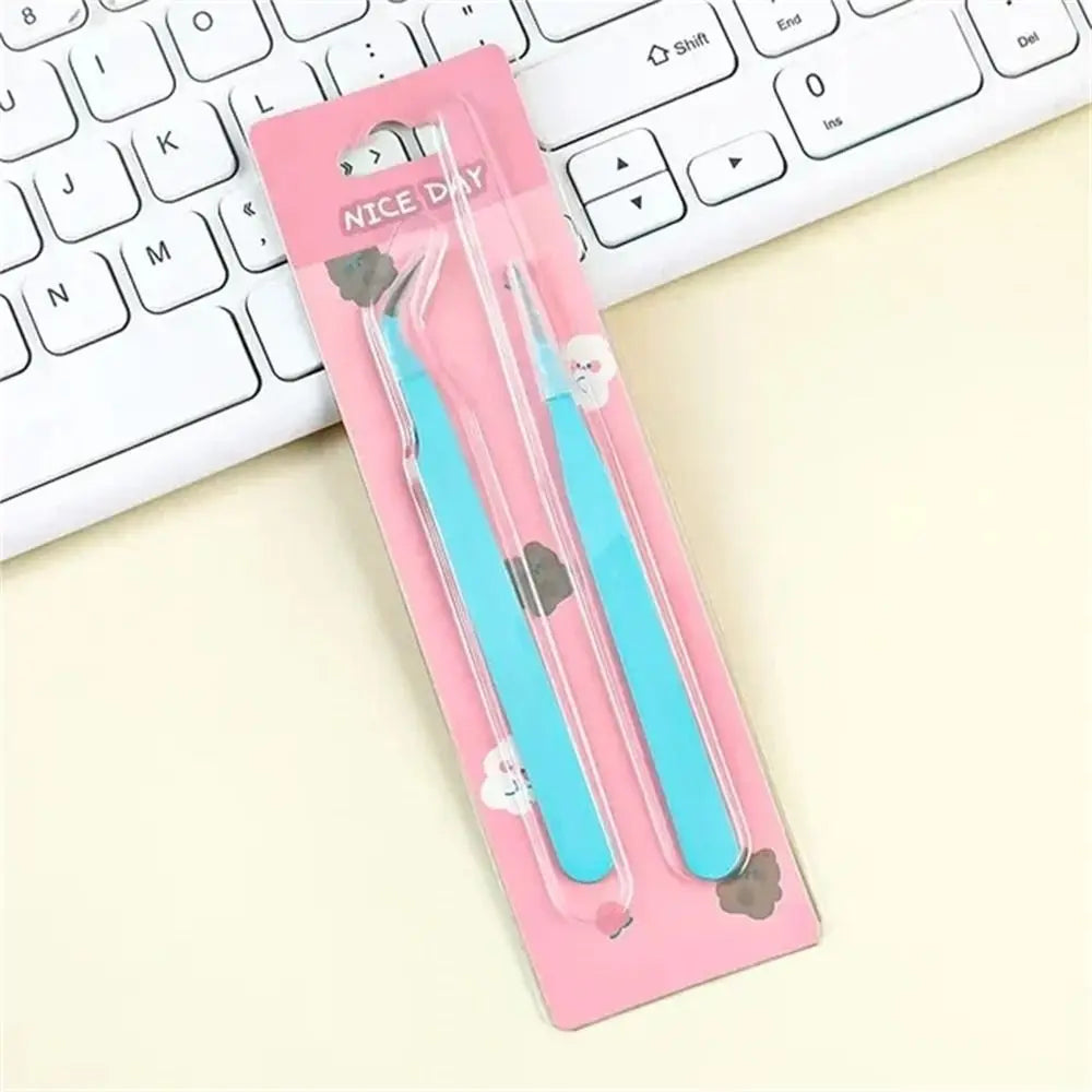 Back To School Macaroon Color Tweezers Sticker Tool DIY Decroative Sticker Tweezers Multi-Tool Practical Scrapbook