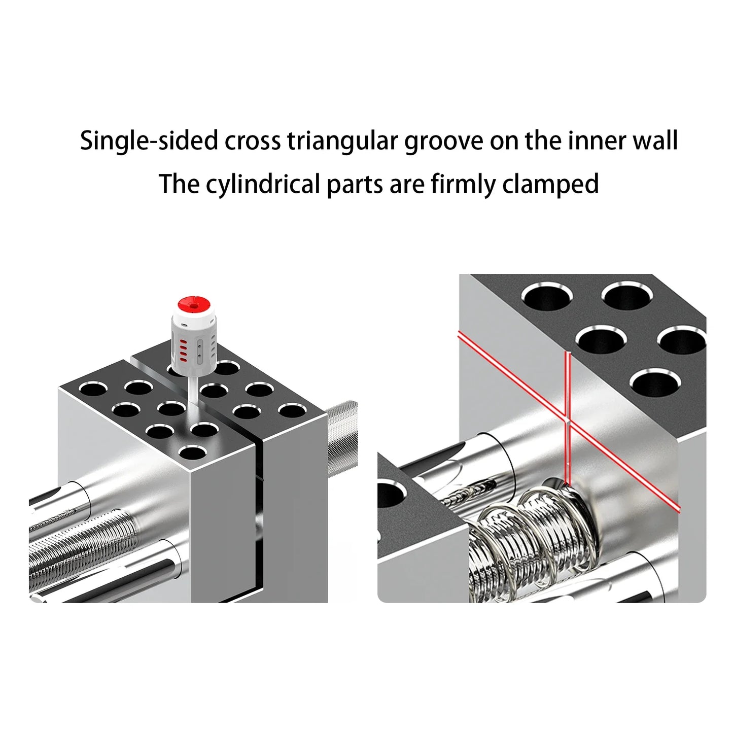 MAZHA T0010 2 in 1 Mini Portable Table Vise Compact Adjustable Clamp for Modeling Hobby DIY Precision Tool Accessories