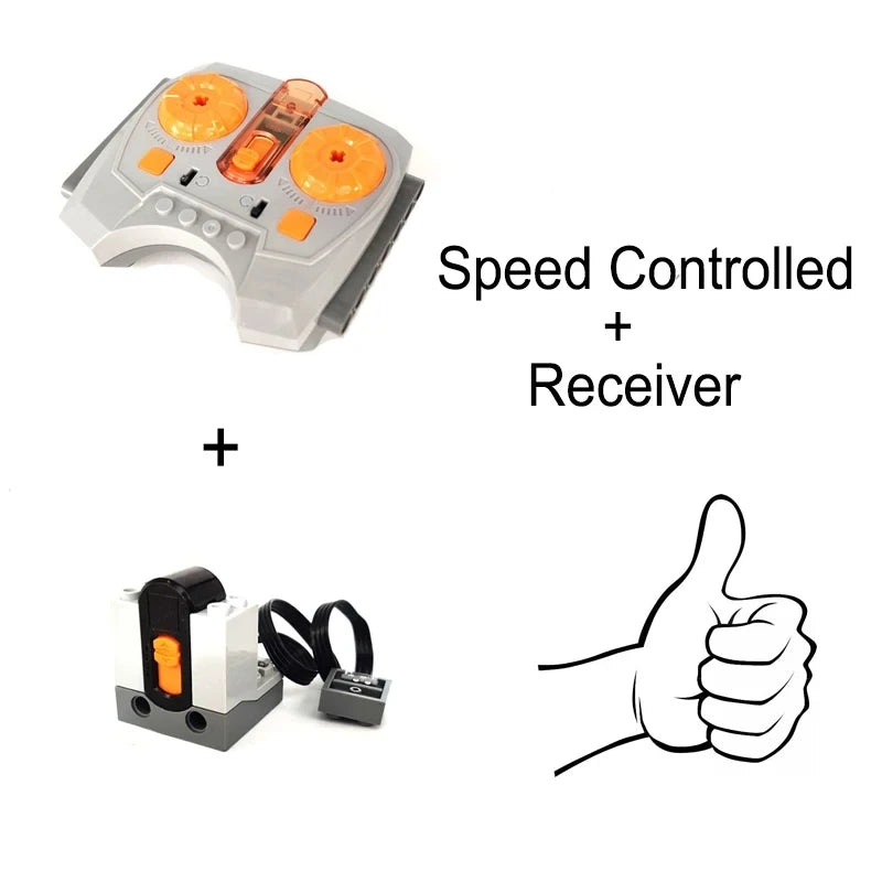 New Technical Motor Parts Building Blocks Power Function PF Model Sets Compatible Tarin Accessories MOC High-tech Bricks