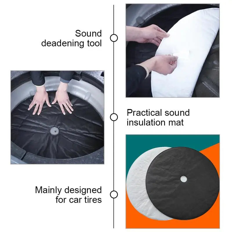 Wheel Arch Sound Insulation Mat for Tyre Noise, 72 x 72 cm - view 12