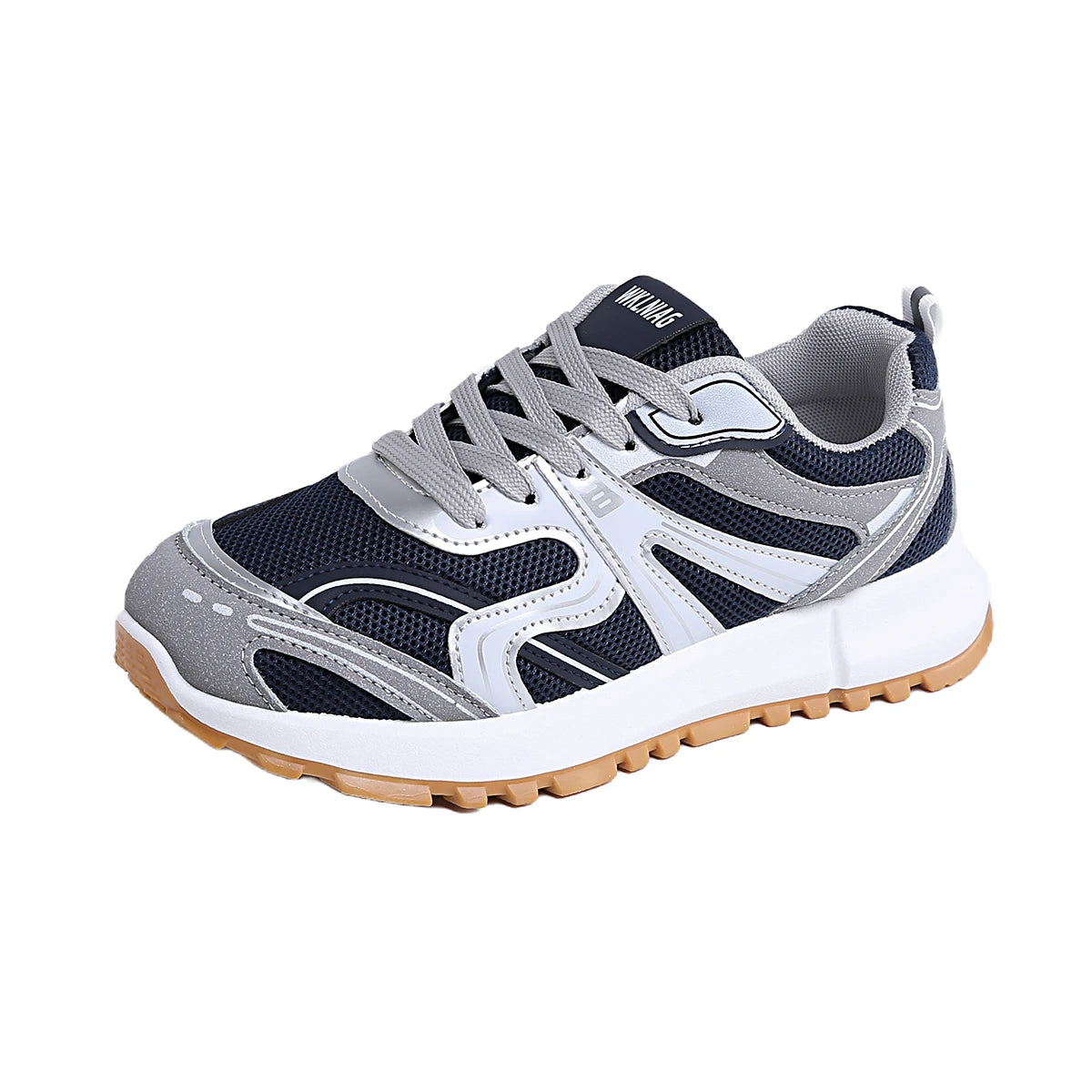 Designer Casual Sneakers for Women — Anti-Slip Flat Lace-Up Walking Shoes