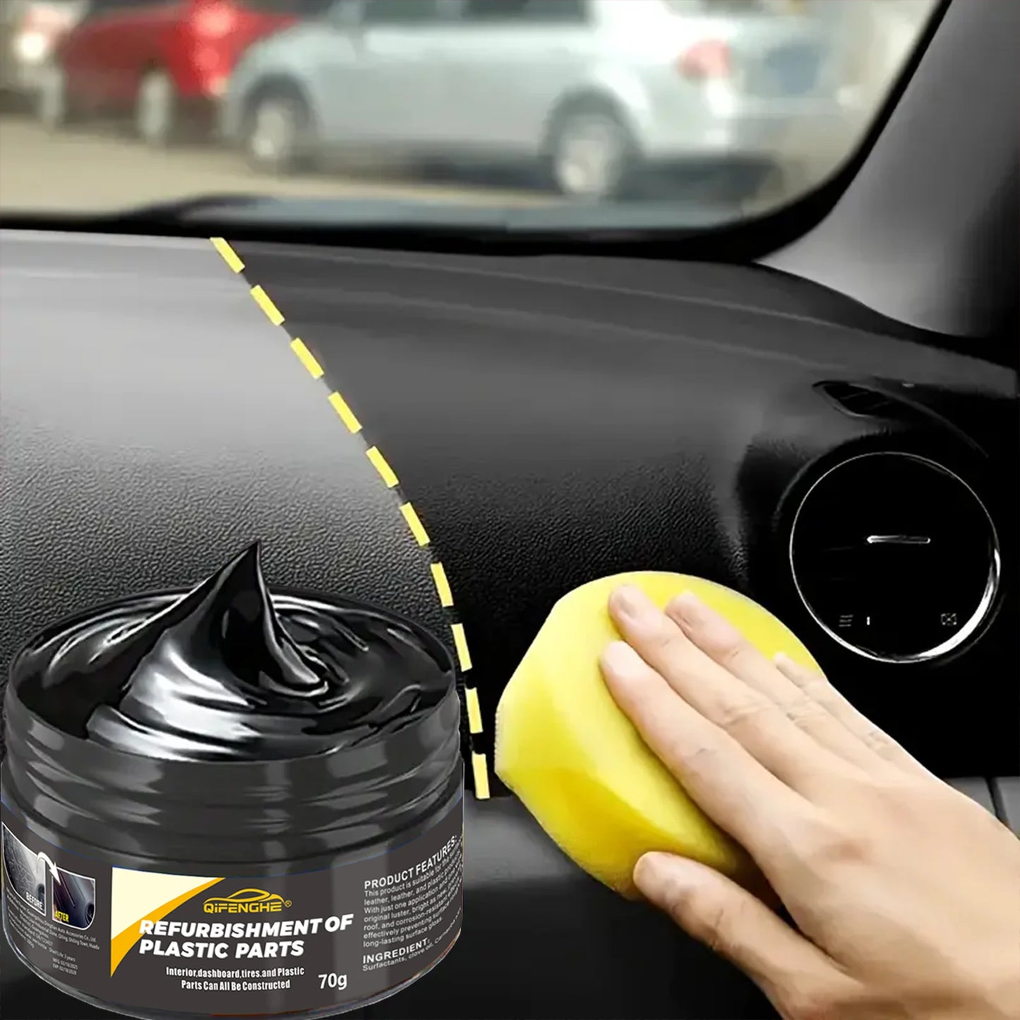 Automotive Plastic Restorer — Interior & Exterior Polishing & Anti-Aging Cream