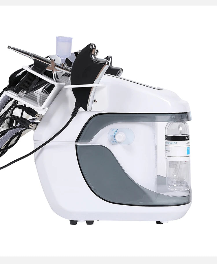 The New 10 In 1 Aqua Peeling Lift Skin Bubble Moisturizer Oxygen Machine Skin Care Cleansing Facial Dermabrasion Equipment