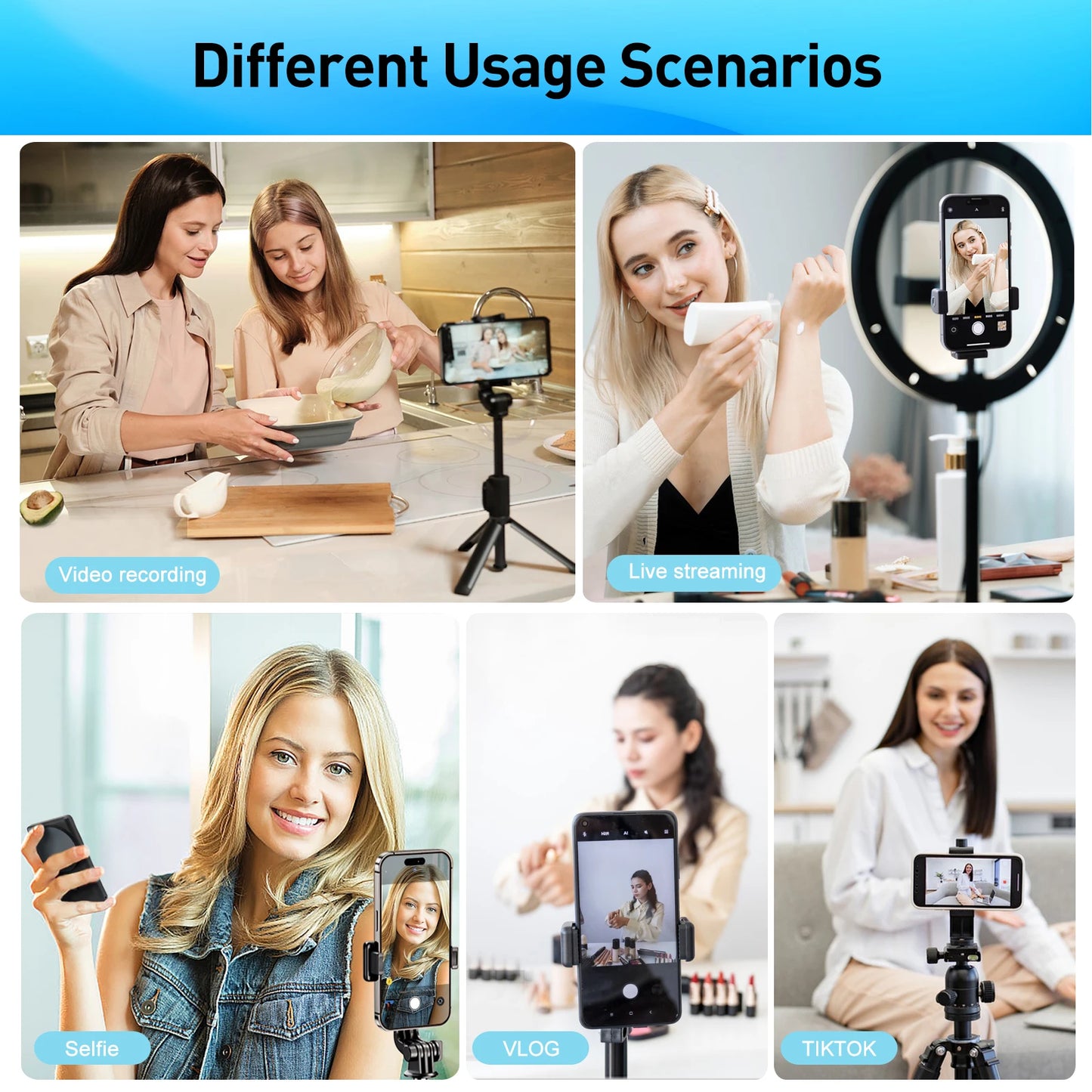 Wireless Magnetic Selfie Monitor – 4" Touchscreen with Bluetooth & Screen Mirroring for Vlogging & Live Streaming