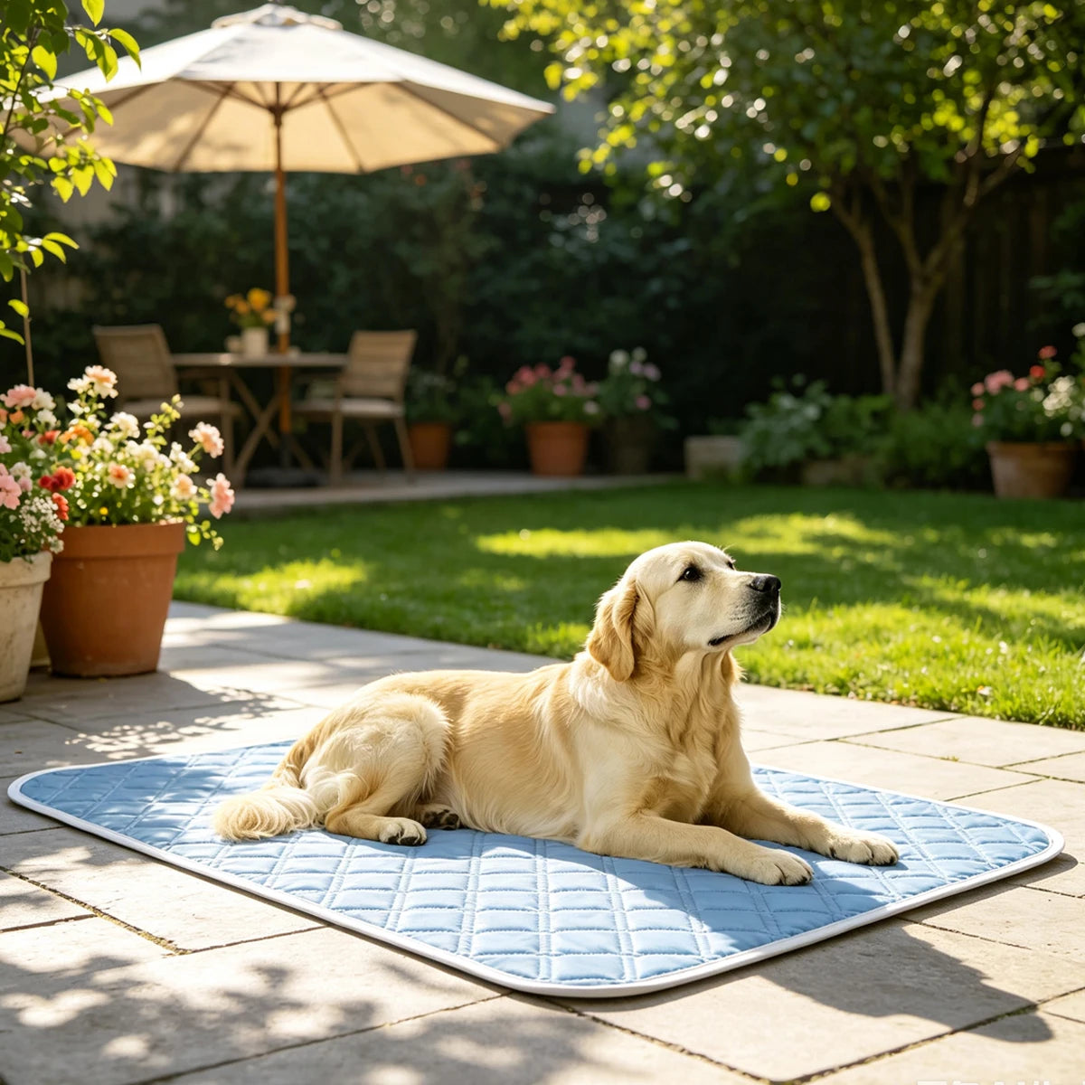Large Non-Slip Dog Cooling Pad - Washable Summer Bed – photo 3