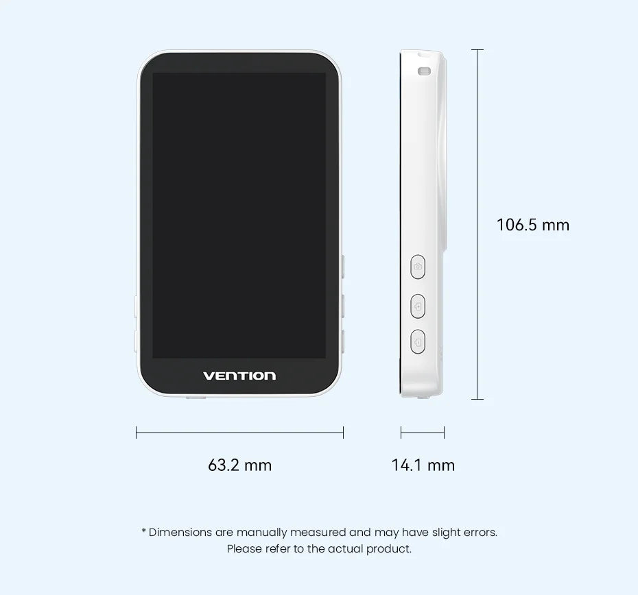 Vention Magnetic Selfie Screen Monitor Vlog Phone Wireless Monitor Rear Camera Live for iphone 17 16 Huawei Mate 80 Samsung S24