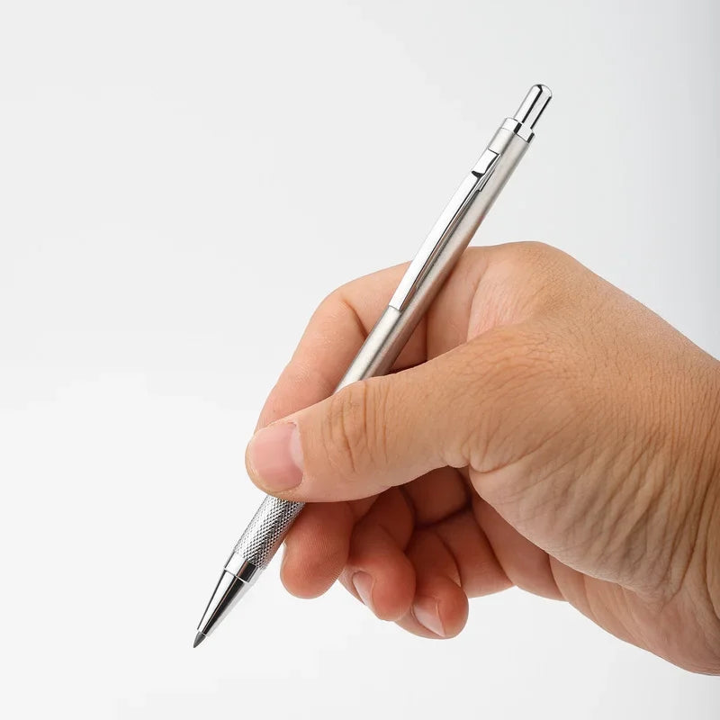 Full Metal Mechanical Pencil Set 0.3 0.5 0.7 0.9 1.3 2.0mm HB Automatic Pencil With Leads,for Art Drawing Writing Sketchin