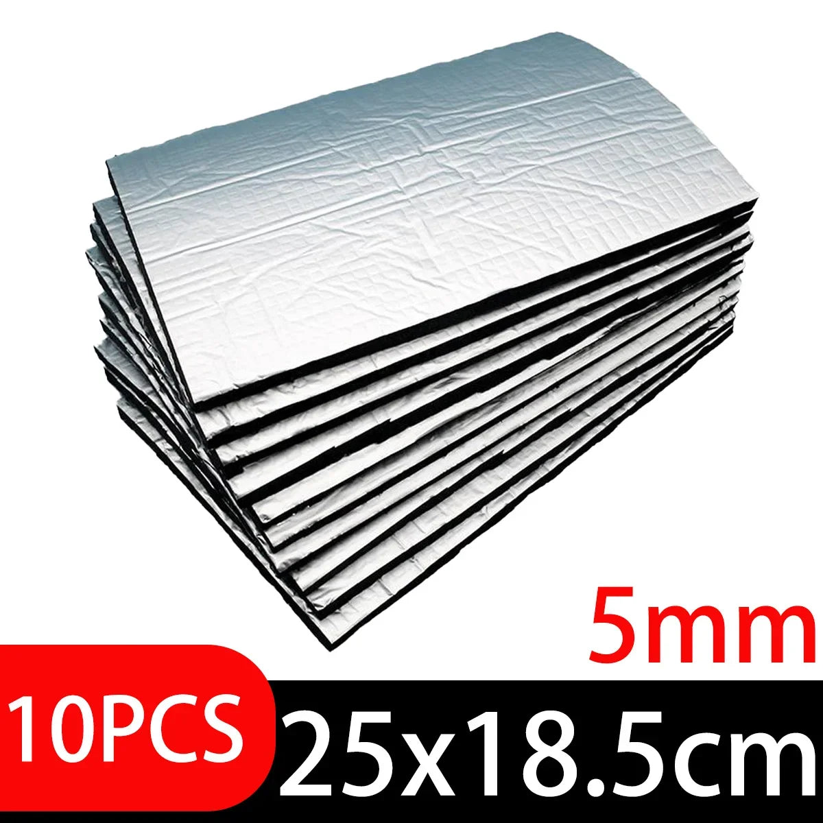 Car Sound Deadening Mat, 5 mm Foil-Faced Foam - 10 Sheets - view 13