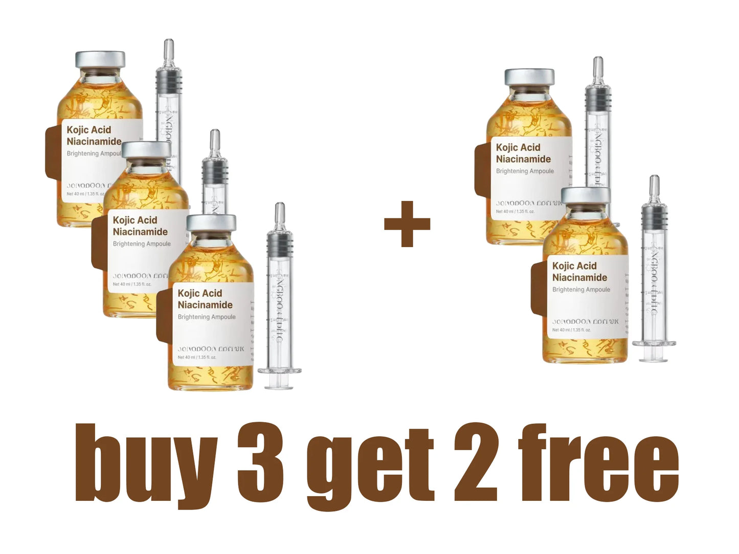 Kojic Acid Niacinamide Whitening Serum Dark Spot Remover Brightening Cream Freckle Mask Fade Acne Scars Melasma Dull Skin