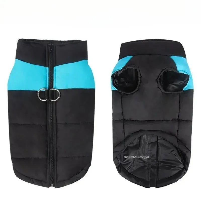 Winter Pet Clothes Warm Big Dog Coat Puppy Clothing Waterproof Pet Vest Jacket For Small Medium Large Dogs Golden Retriever