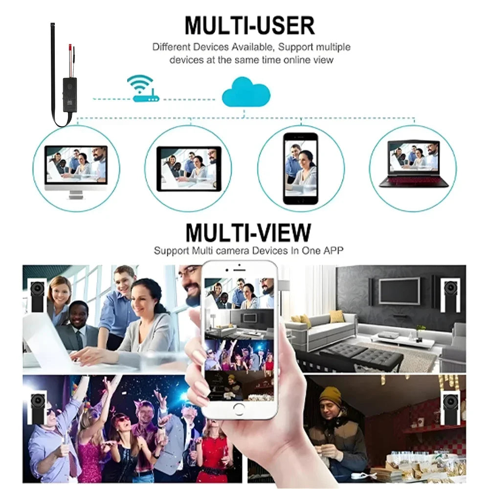 4K Mini WiFi Home Camera — Motion Detection & Remote Viewing