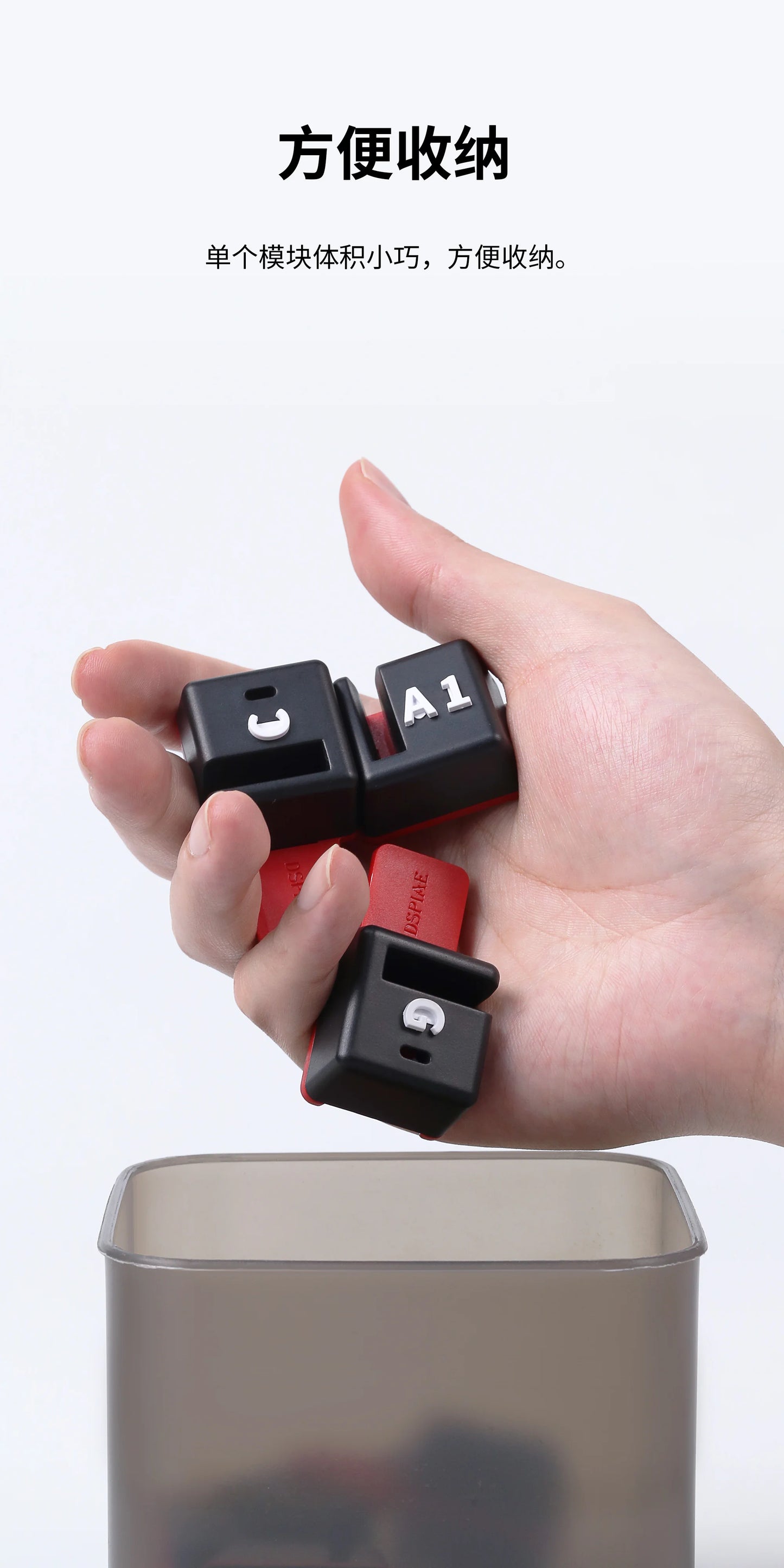Dspiae PT-SR Model Panel Holder Versatile and Stable 28 Letter and 20 Number Pieces Easy Assembly