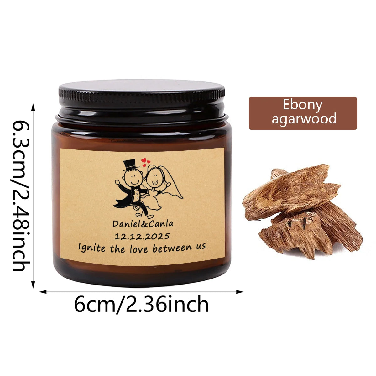 Custom Photo Scented Candle - 3.5oz Personalized Aromatherapy Gift