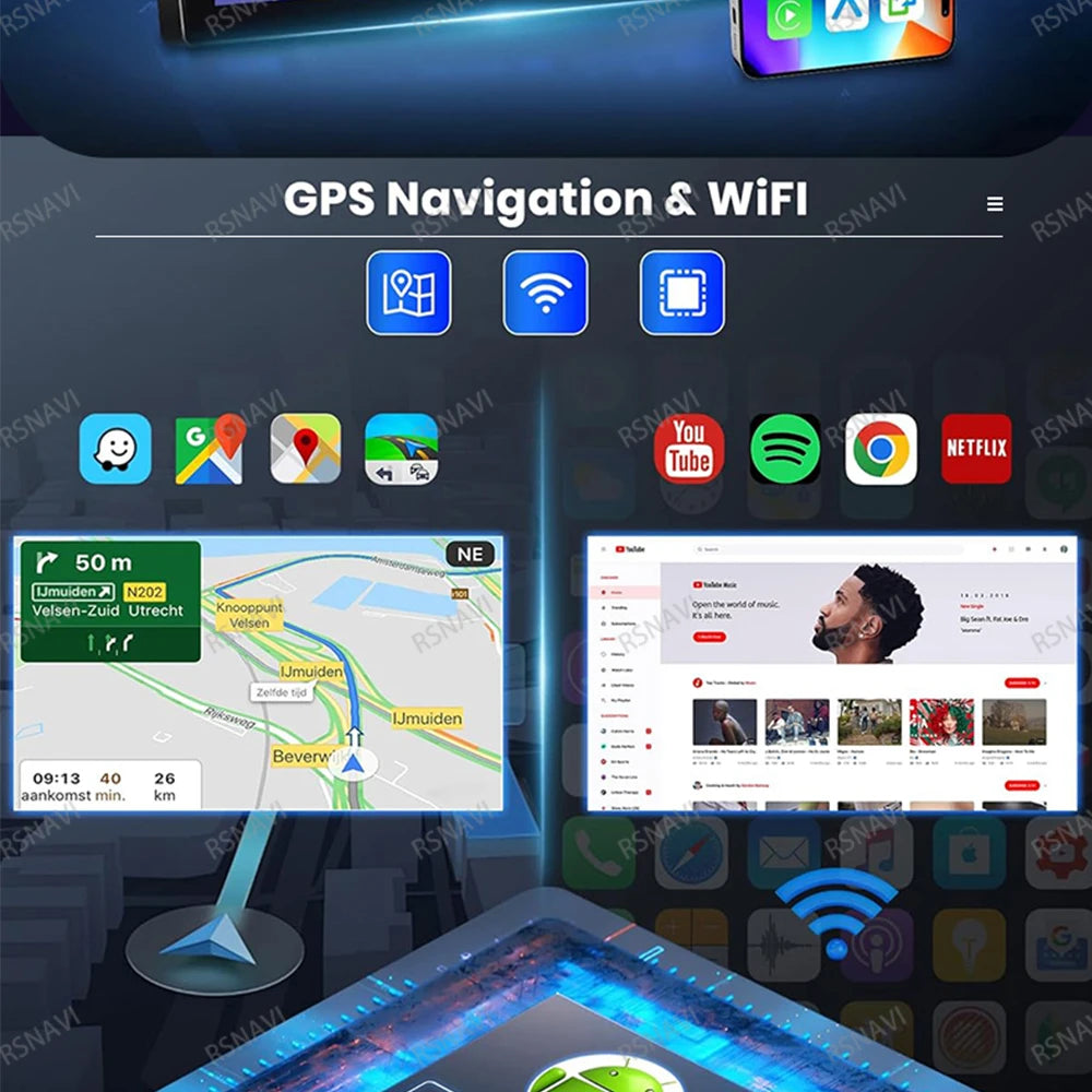 Car Radio Android 15 For Chevrolet Colorado 2014 - 2018 For Silverado GMC Sierra VIA Vtrux Truck 2014 - 2018 Carplay Stereo Auto