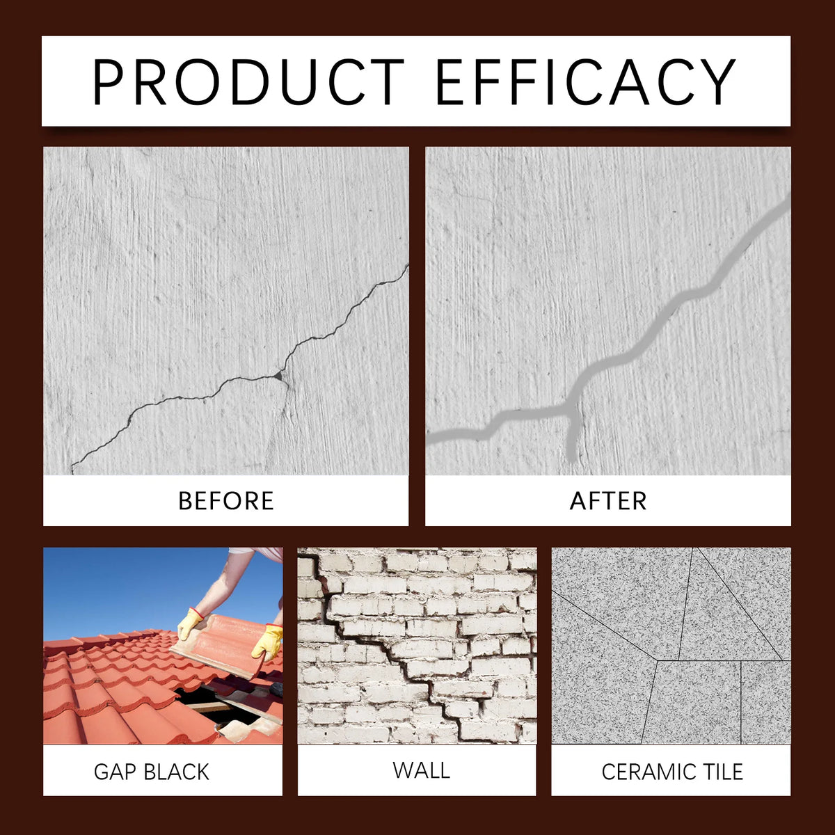 Self-Levelling Concrete Crack Filler and Masonry Gap Sealant - view 8
