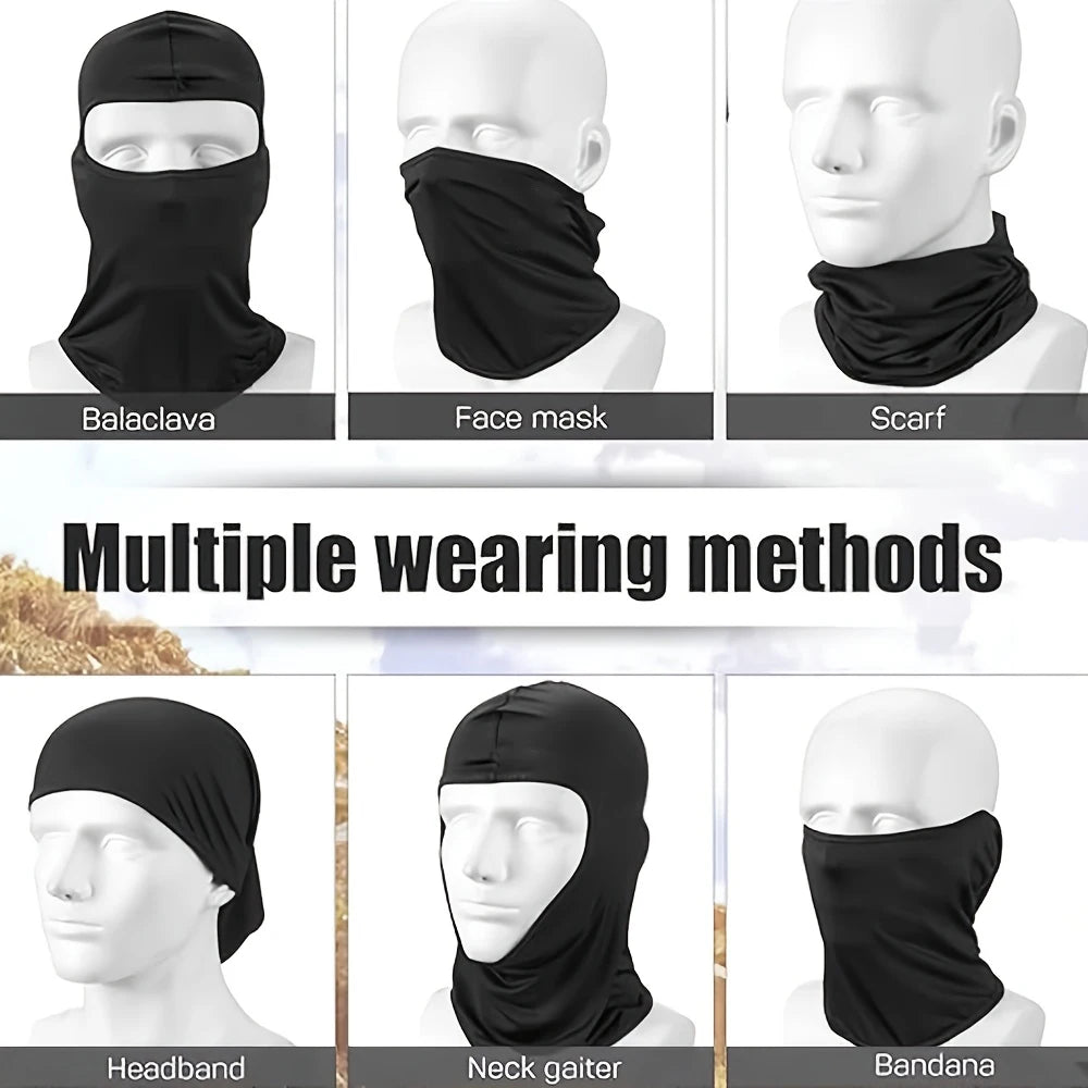 Rose Print Balaclava, Ski and Cycling Face Mask
