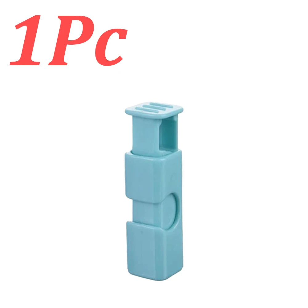 1-60Pcs Food Sealing Clips Squeeze Bread Bag Plastic Bag Sealing Clips Snack Bag Moisture-proof Fresh-keeping Clips Reusable