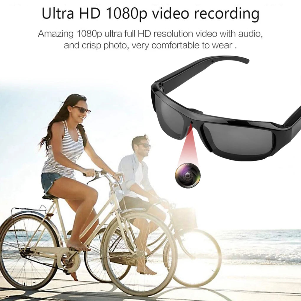1080P Glasses Camera — Wearable POV Recorder for Driving