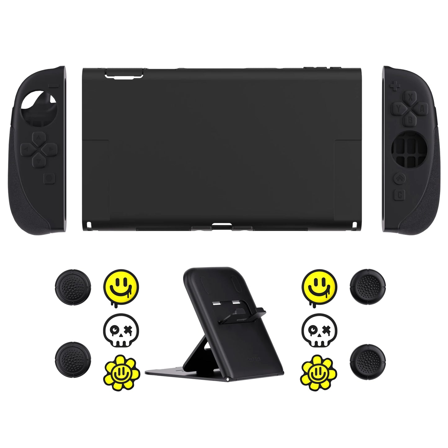 PlayVital Ranger Dockable Silicone Grip Case with Hard Shell Cover for Nintendo Switch 2 Full-Body Cover with Stand & Thumb Grip