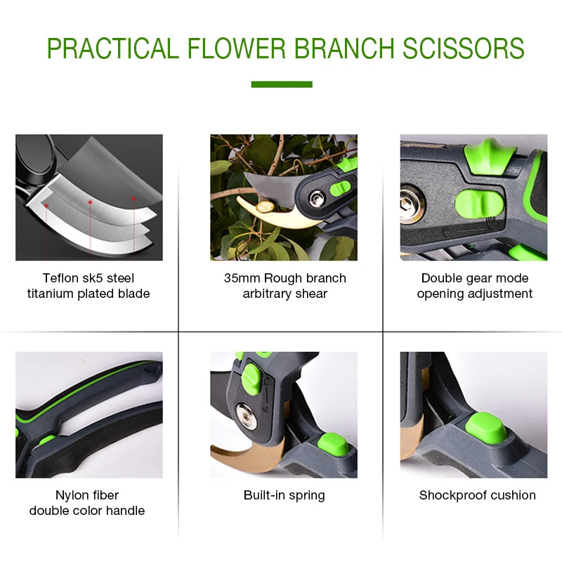 DTBD Plant Trimming Set – Pruning Shears & Folding Saw for Garden, Bonsai & Outdoor Cutting