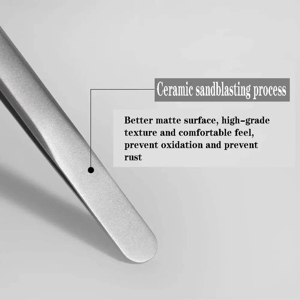 German Ultra-fine No. 5 Cell Pimples Blackhead Clip Tweezers Beauty Salon Special Scraping & Closing Artifact Acne Needle Tool