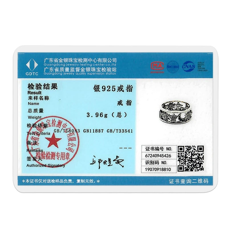 New in 925 Sterling Silver Sun and Moon Love Princess Zircon Oxide Enamel Heart Love Rings Fashion Fine Jewelry For Women Gifts