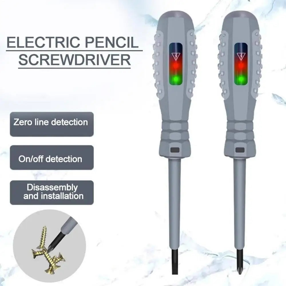 Intelligent Voltage Tester Pen Electricity Tester Screwdriver Magnetic Voltage Tester Screwdriver Detector With Light Display