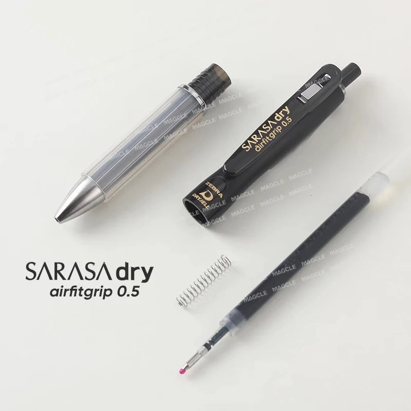 Zebra Japan SARASA Quick-Drying Neutral Pen JJZ49 0.4 Girfit Grip 0.5mm Signing Stylo Back to school aesthetic supplies statione