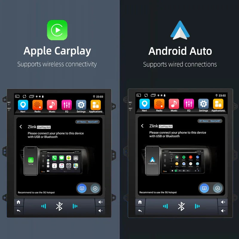 Car Stereo with Apple CarPlay & Android Auto, Compatible with Chevrolet Cruze (2008-2012)