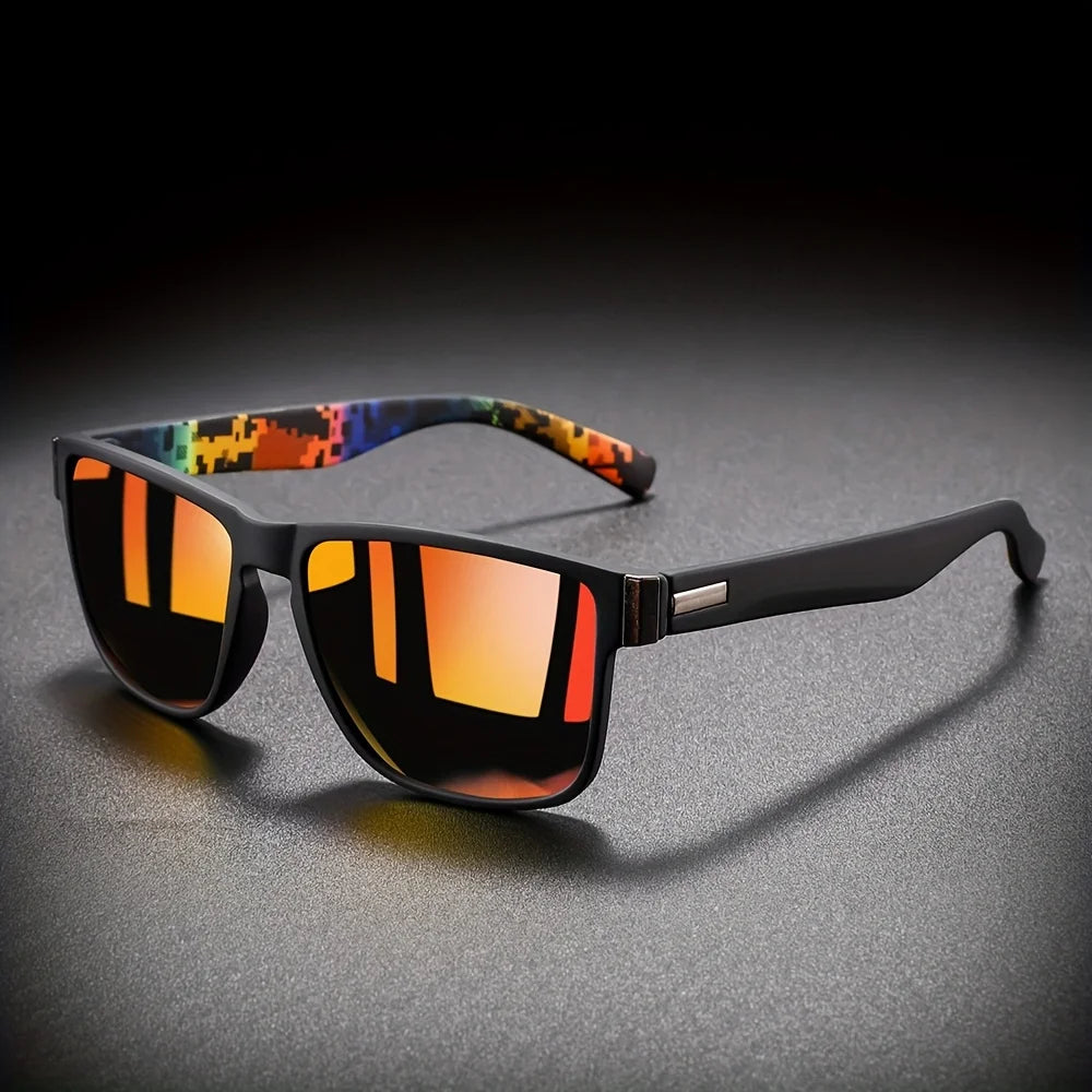 Unisex Square Polarized Sunglasses — Vintage UV400 Shades
