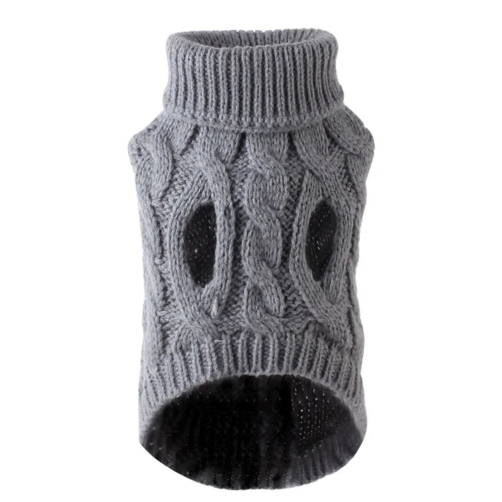 Knitted Winter Dog Coat - Warm Sweater for Small and Medium Dogs - photo 13