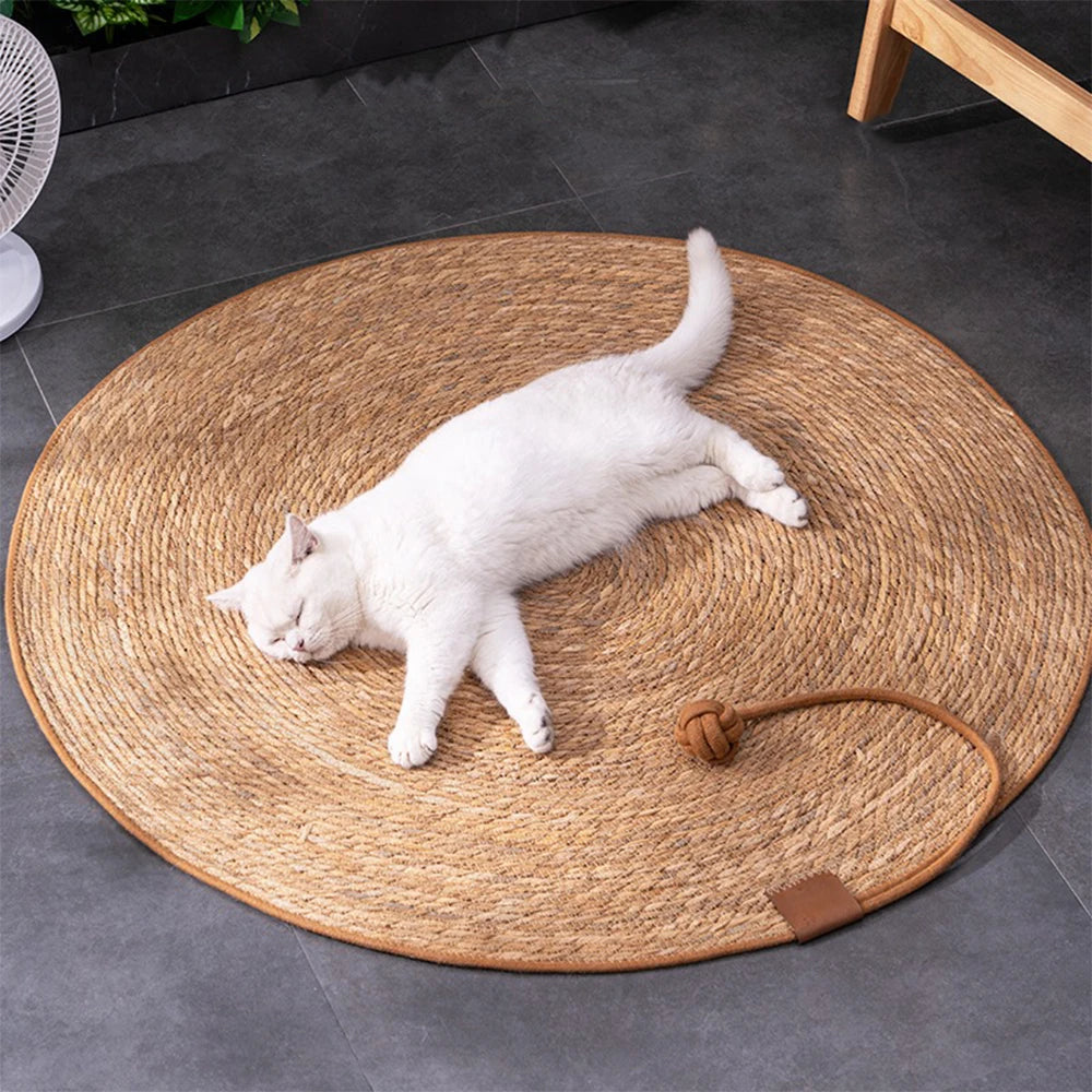Rattan Scratching Mat for Cats - Woven Vine Claw Board – photo 5