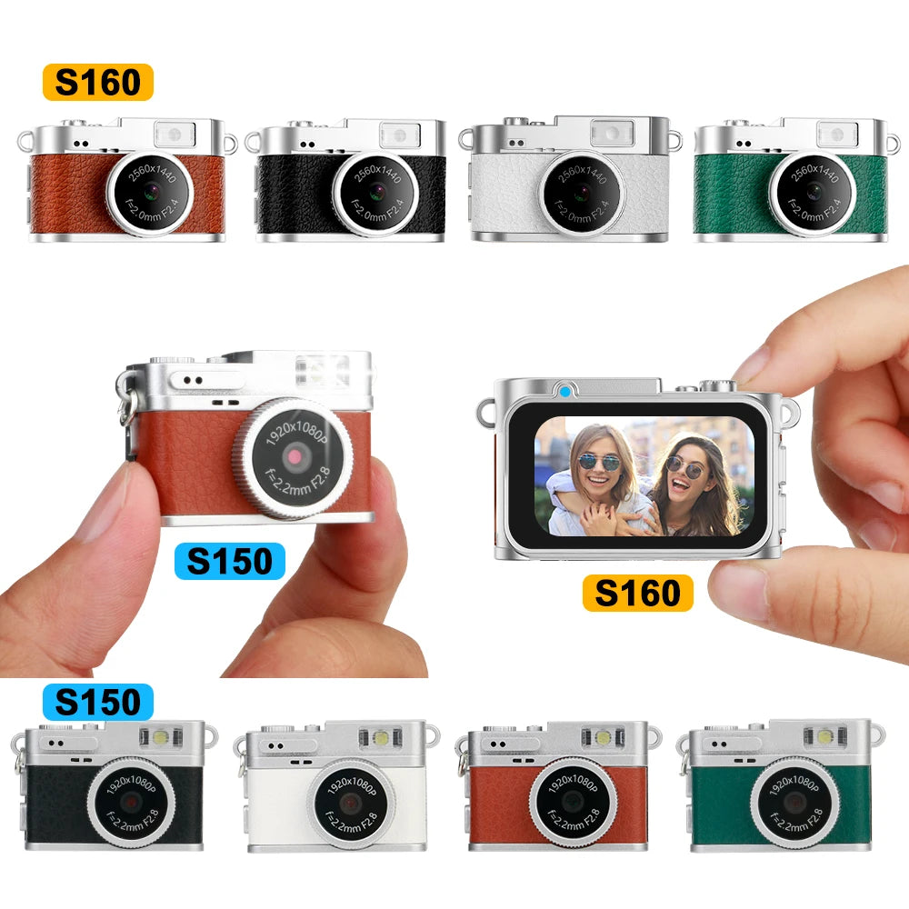 S150 Retro Mini Camera — 1080P/2K Digital Camera with Screen