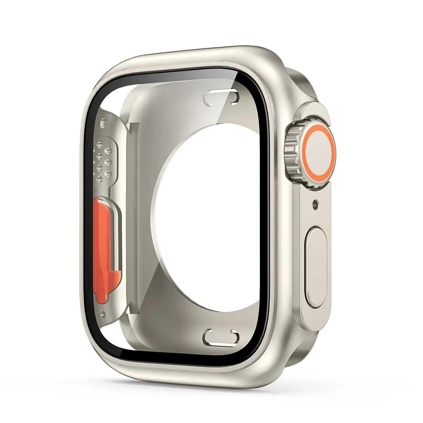 Screen Protector Cover for Apple Watch 46mm 45 44 40 41 42mm Hard PC Front Rear Bumper Case iwatch 10 987 SE 654 Change To Ultra