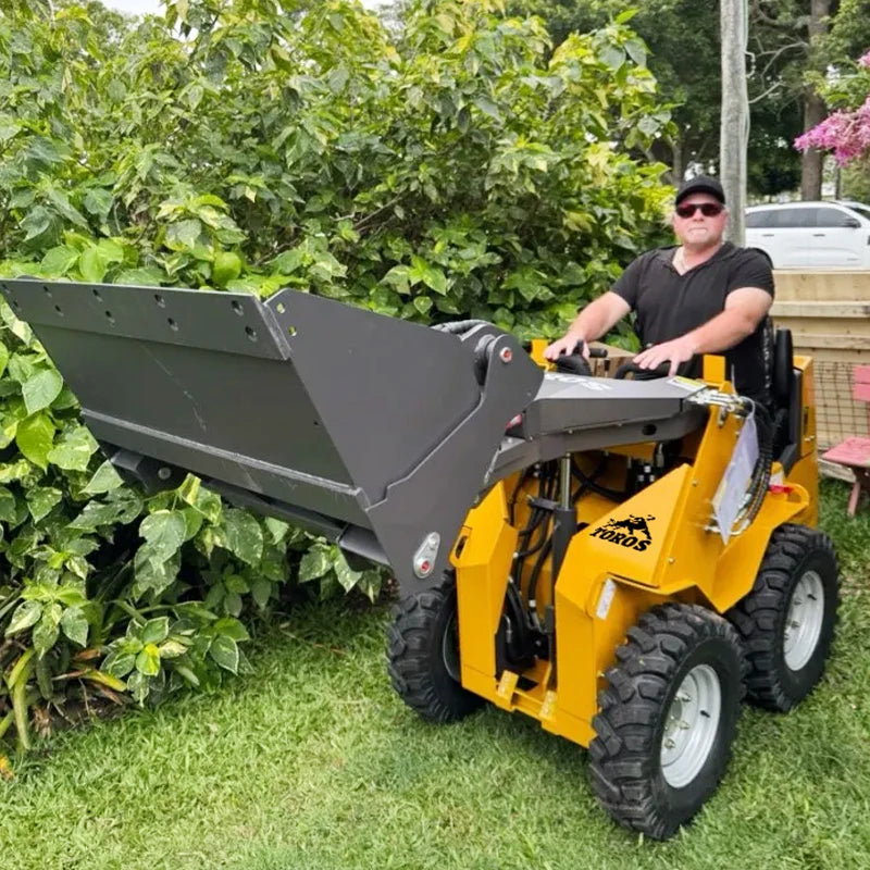 TOROS Small  Wheel Skid Steer Laoder Wholesale Customize Mini Skid Steer Loader Chinese High Quality Minicargador Customizable